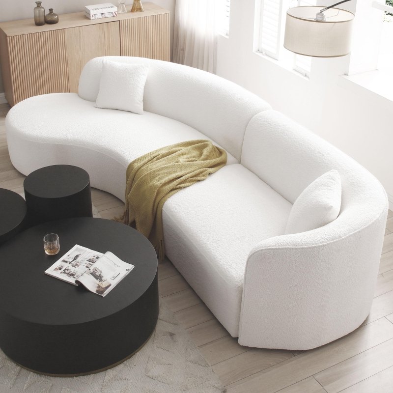 curved couch sectional sofa set - BBTJOINT