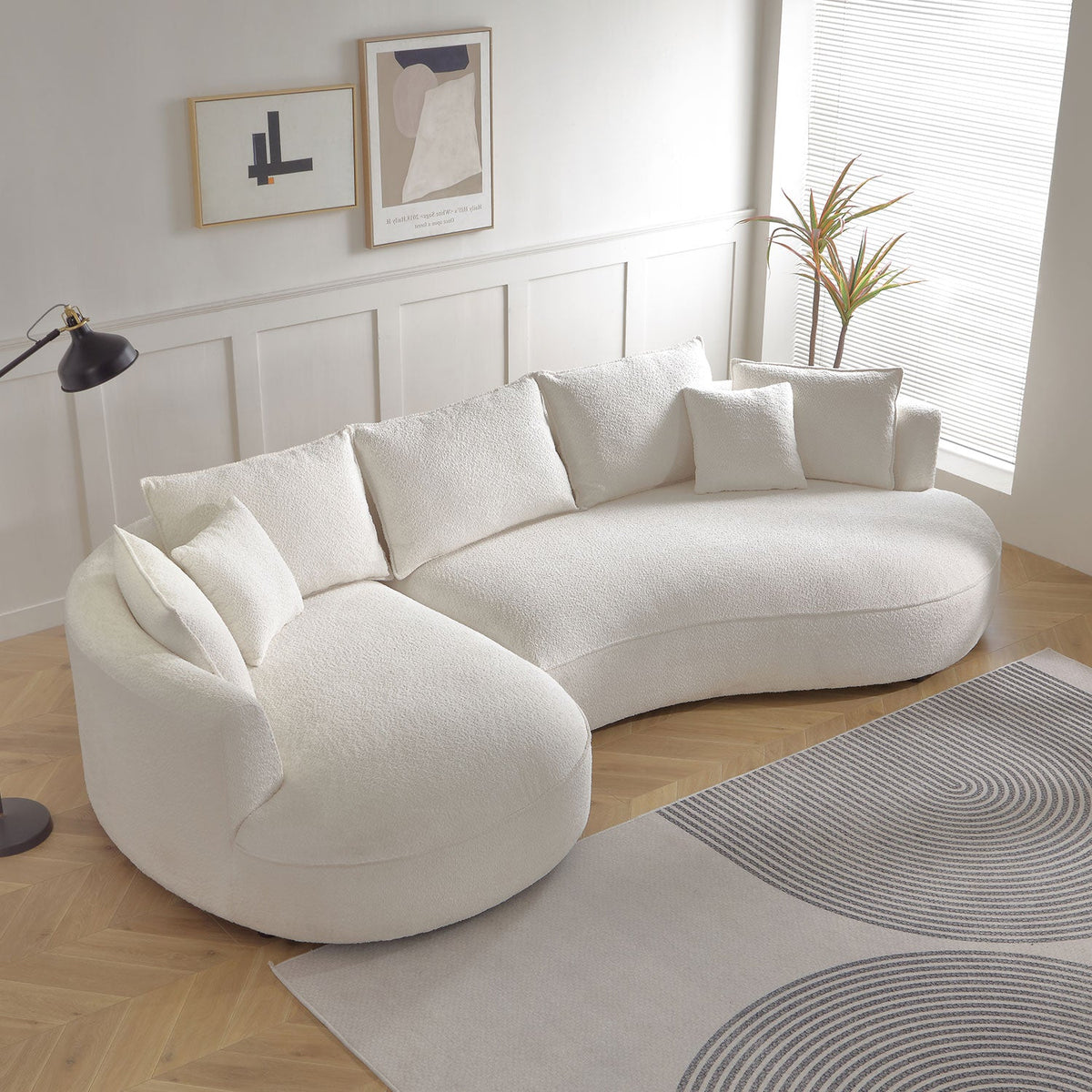 Curved L-shape Sofa