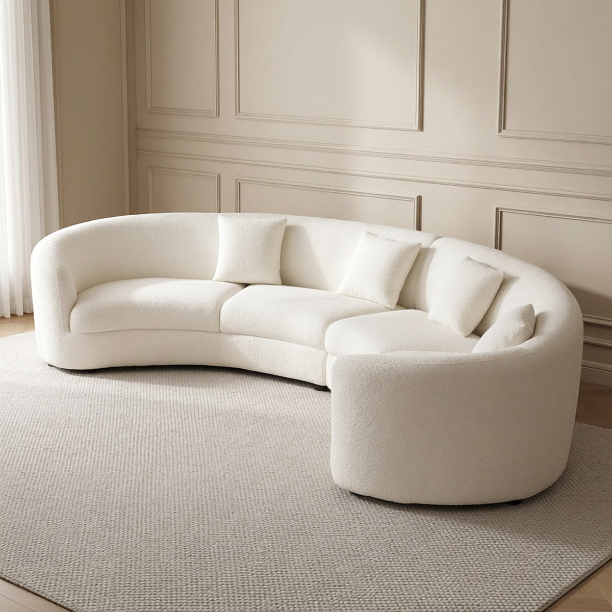 Curved U-shape Sectional