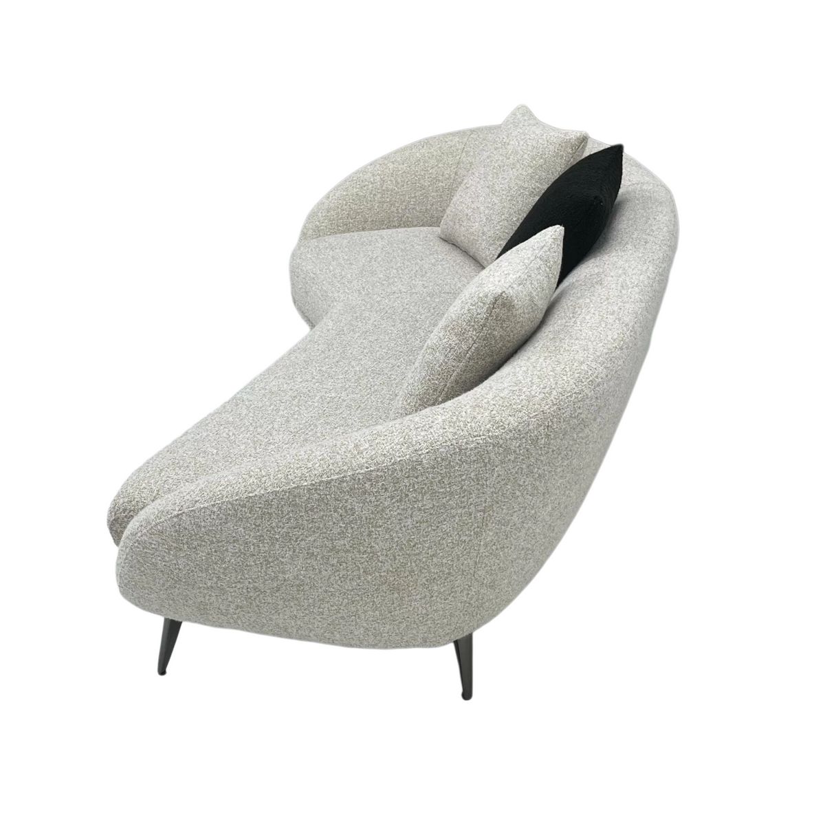 V-shaped design couch for apartment