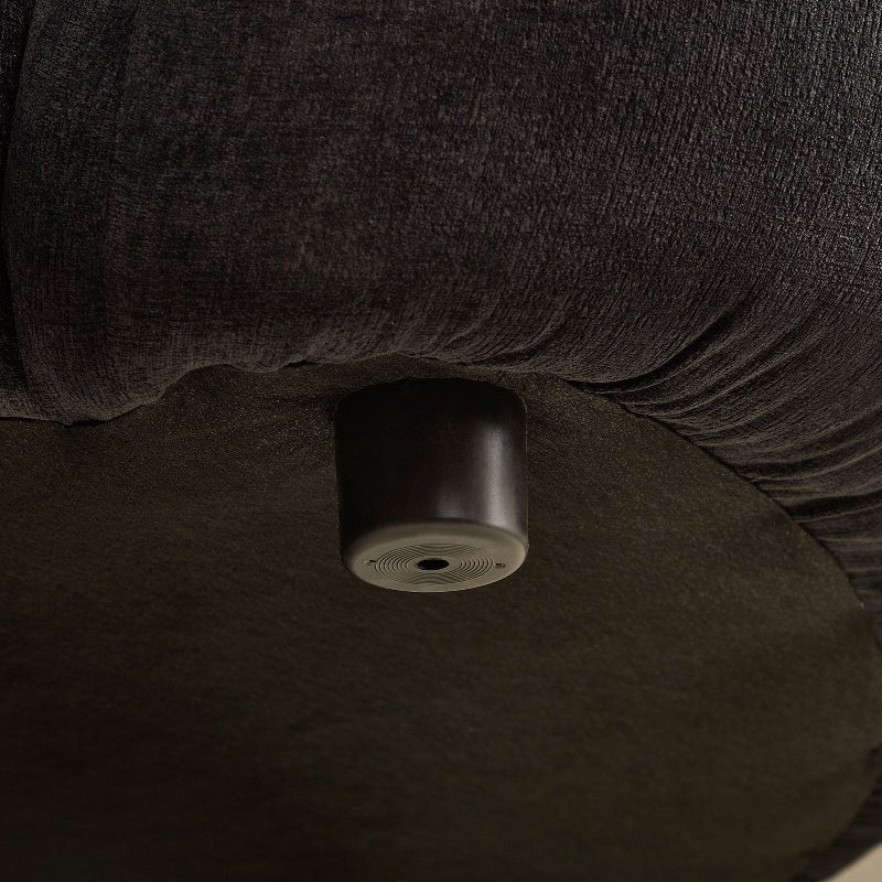 Modern Curved sectional Sofa pet - friendly anti - scratch boucle fabric couch black - BBTJOINT
